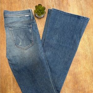 MOTHER Blue Flare & Wide Leg Jeans